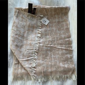 Brand new Signature Coach Scarf/Wrap